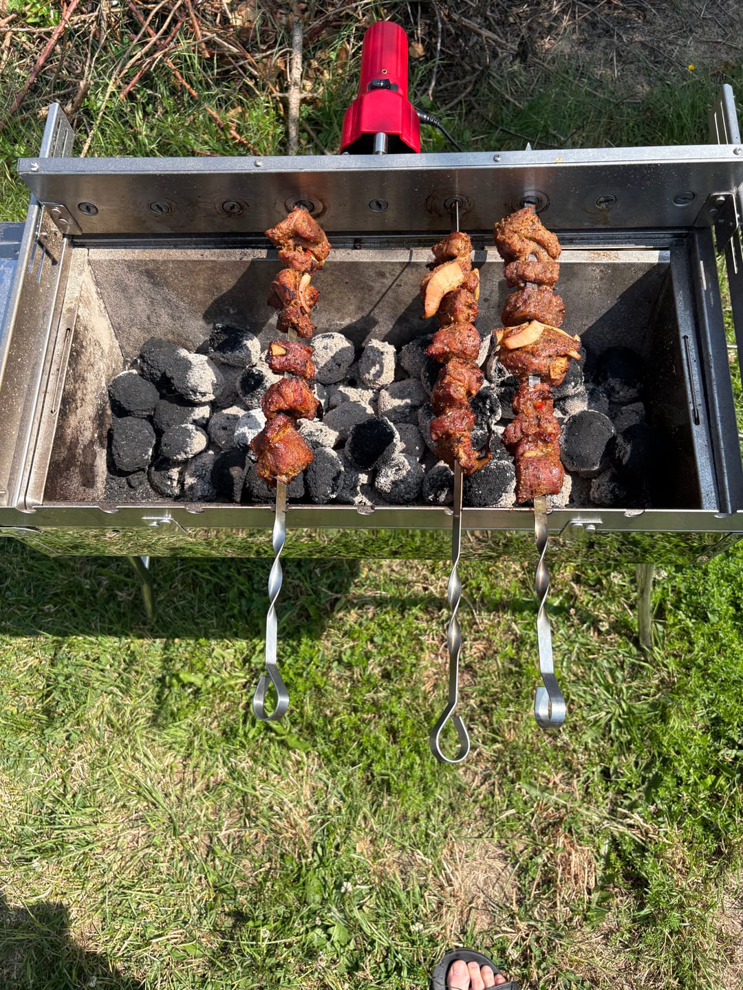 Customer photo review of Schweine-Schaschlik Knoblauch-Pfeffer – würzig & traditionell | mySchaschlik