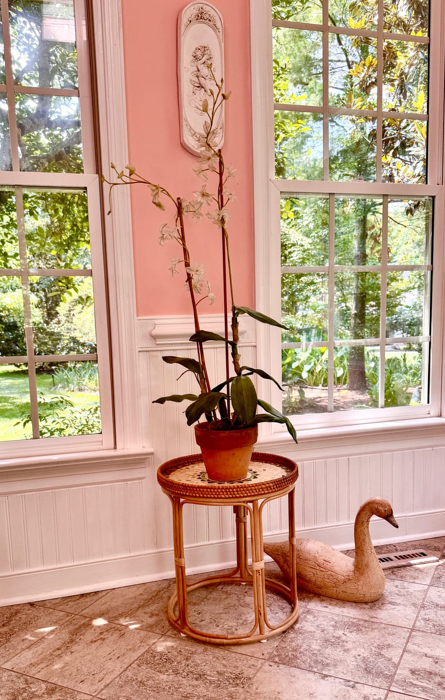 Customer photo review of Oasis Rattan Table