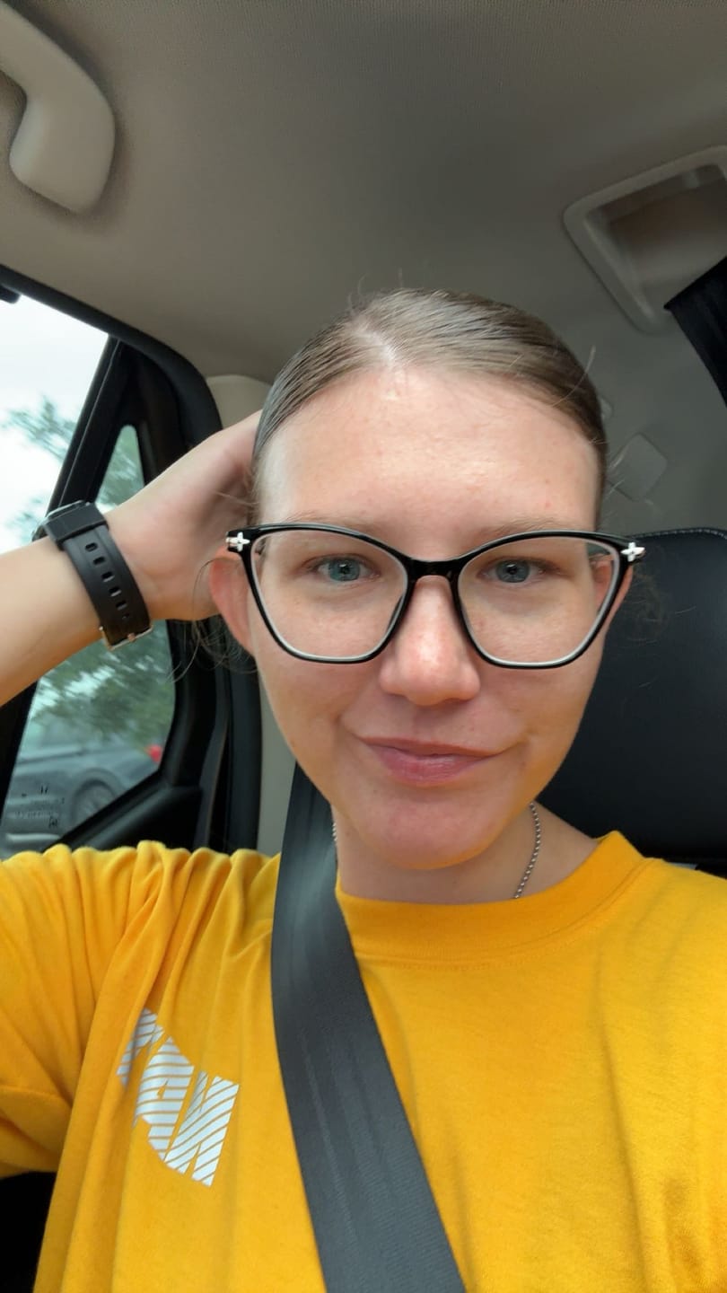 Customer photo review of Raelyn Eyeglasses