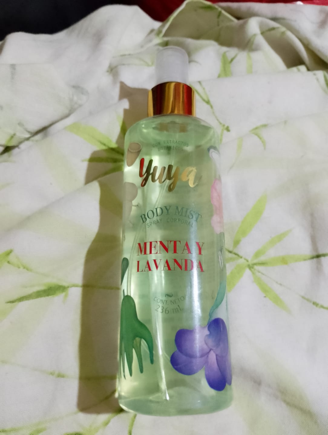 Customer photo review of Body Mist 236mL Menta y Lavanda