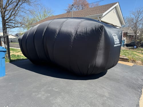 Customer photo review of SUV1 Cover + Cover Storage Bag + Installed Cinch Wand