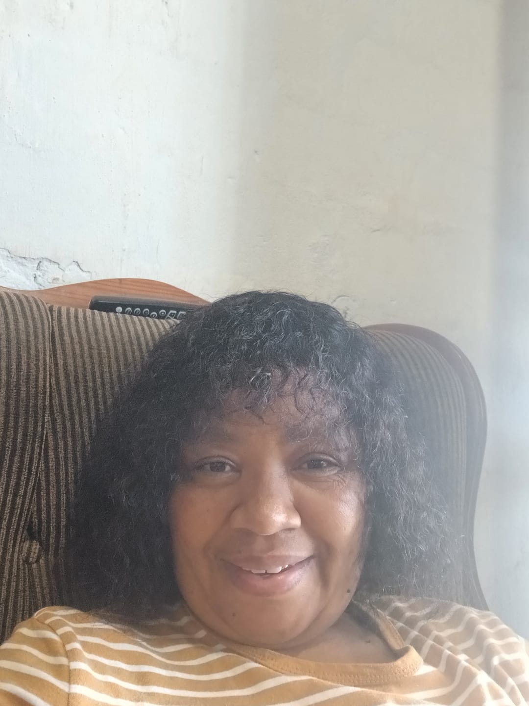 Customer photo review of Brazilian Water Wave Fringe - Zoe