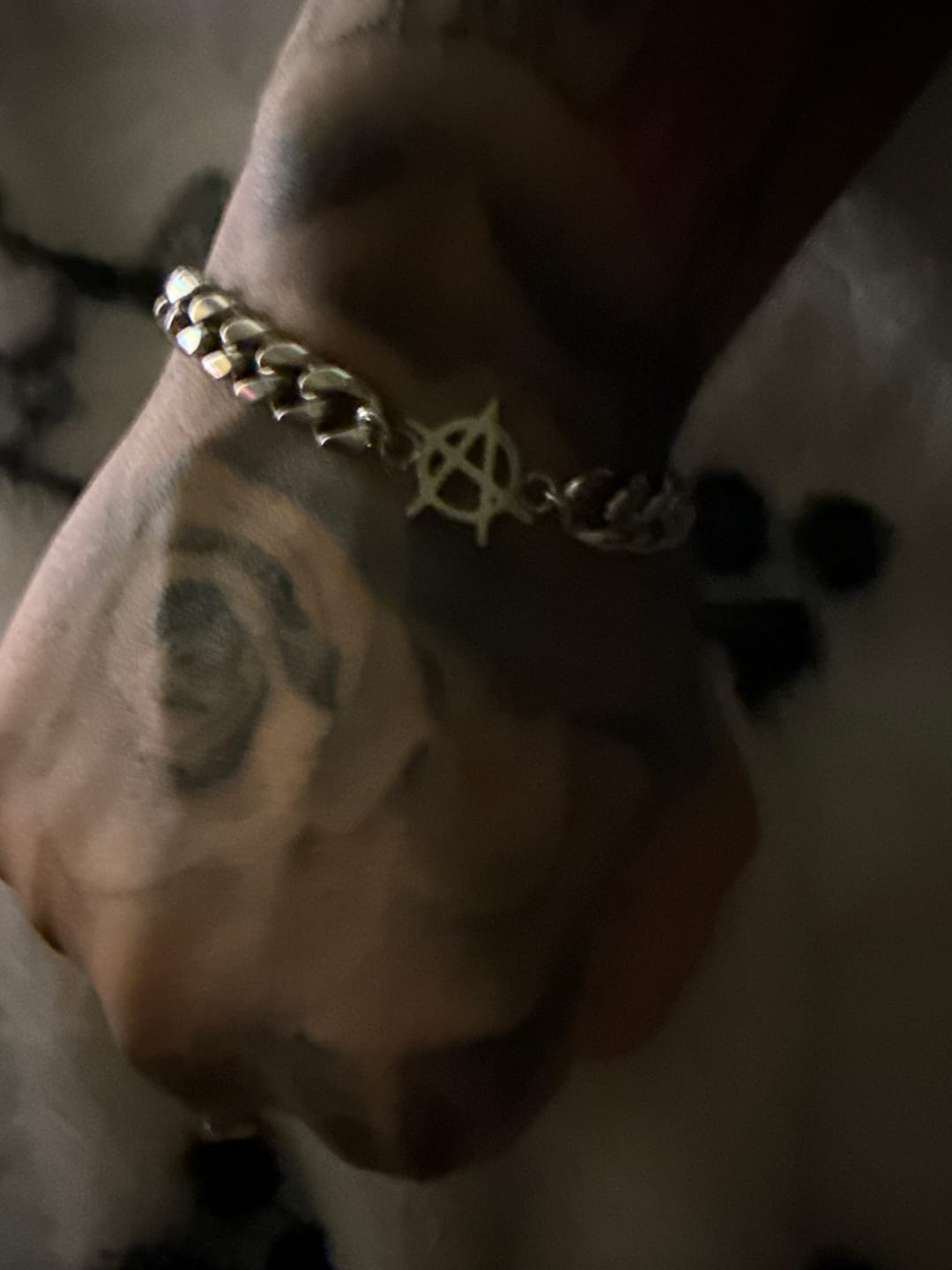 Customer photo review of ANARCHY CUBAN BRACELET