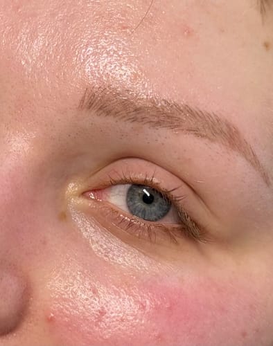 Customer photo review of (NEW) Cysteamine Brow & Lash Lamination Kit - 1,2 & 3 Steps - 3 x 15ml Tubes