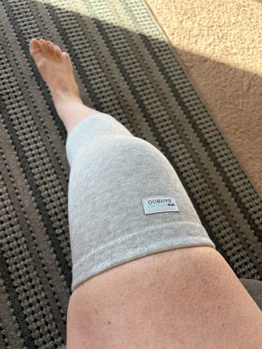 Customer photo review of Premium Bamboo Knee Sleeve (Single)