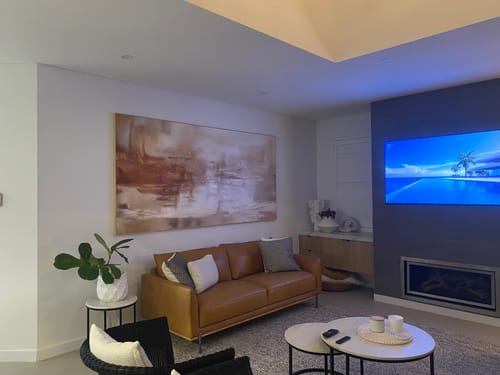 Customer photo review of Abstract Painting Canvas #AP168