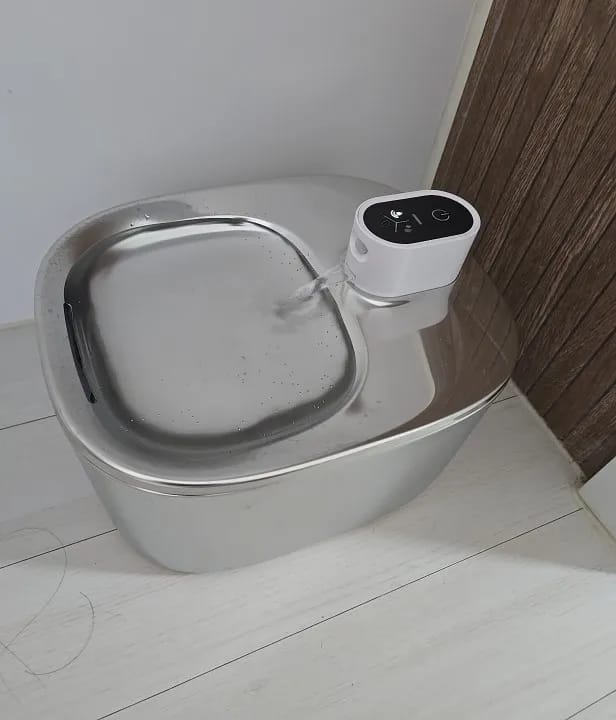 Customer photo review of 🐾 PawMaxi SmartFlow™ – 4L Wireless Water Fountain