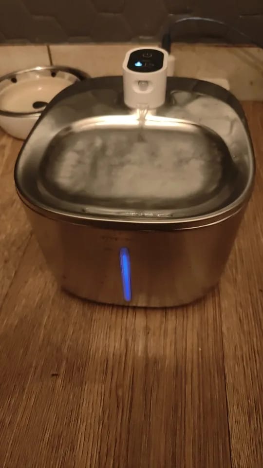Customer photo review of 🐾 PawMaxi SmartFlow™ – 4L Wireless Water Fountain