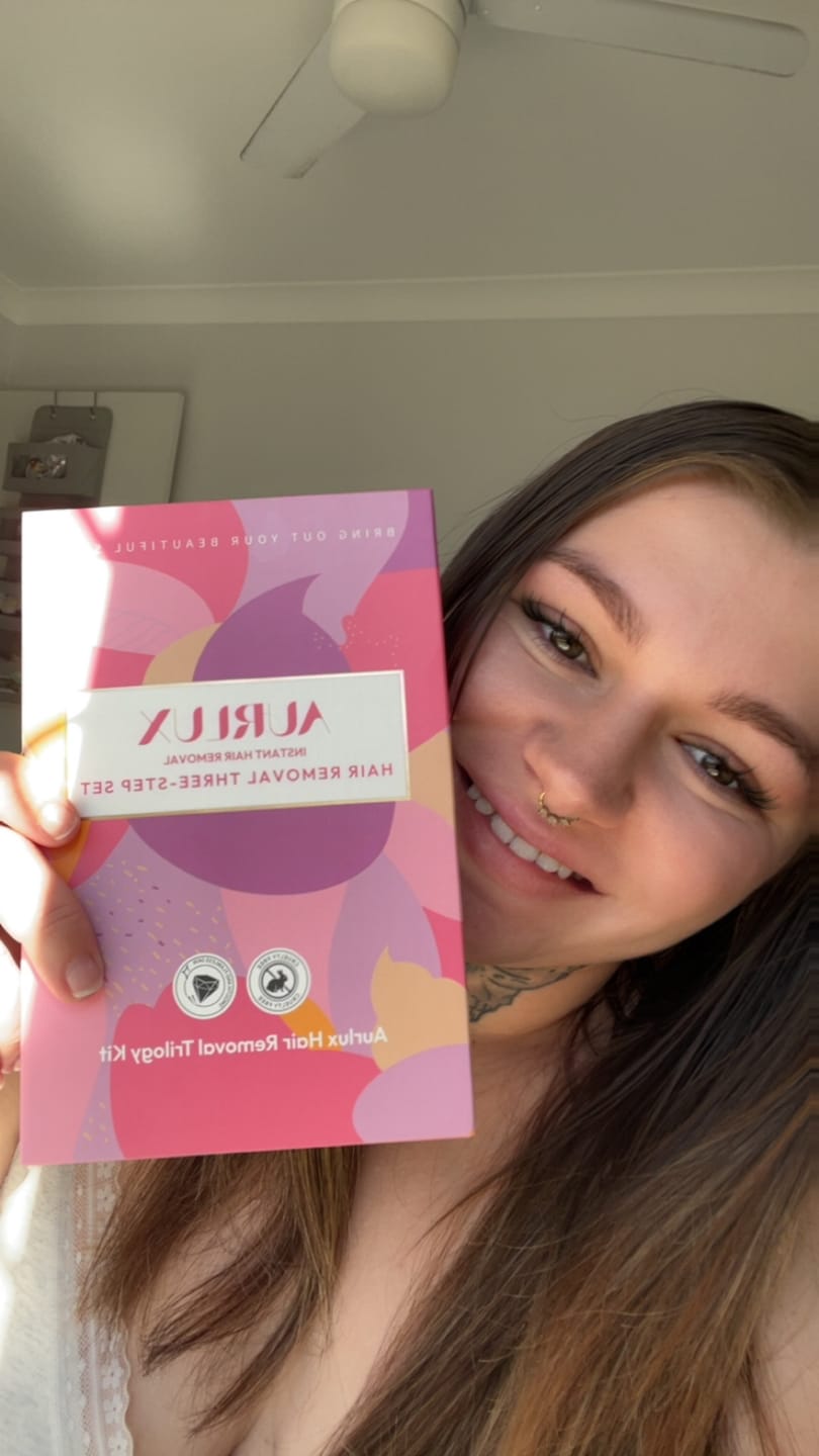 Customer photo review of Hair Removal Trilogy Kit