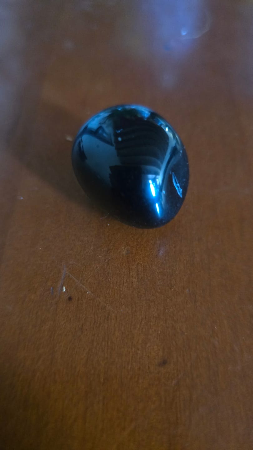Customer photo review of Obsidienne Noire - Pierre Roulée