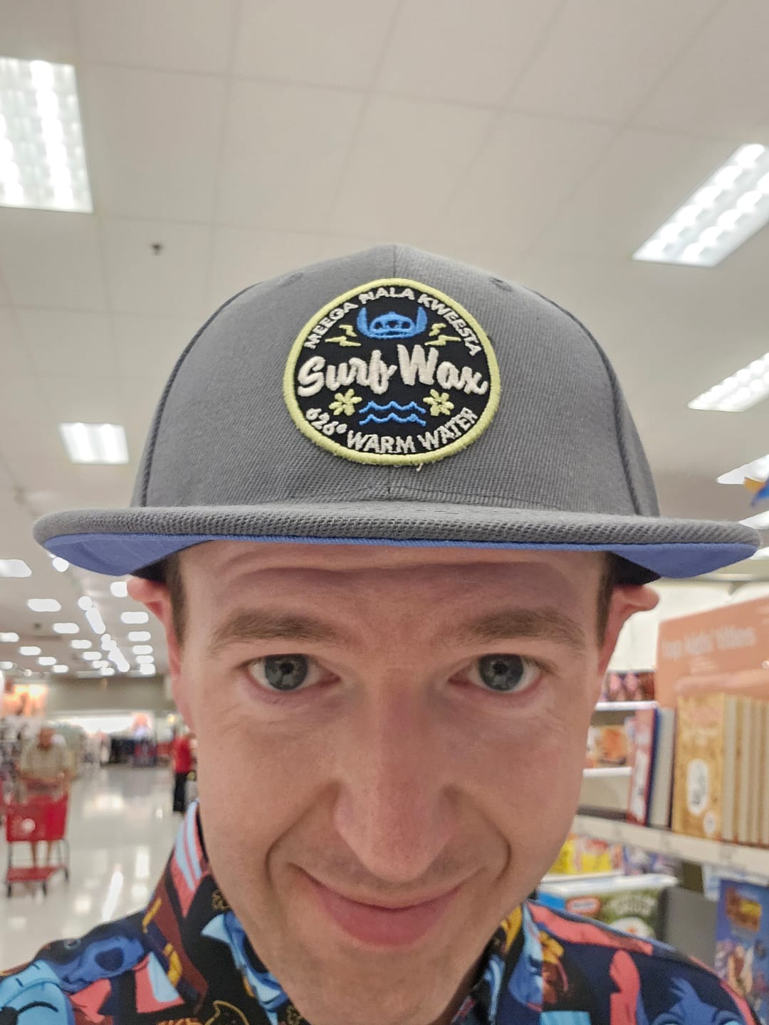 Customer photo review of Disney's Lilo & Stitch "Surf Wax Stitch" – TLB Hat