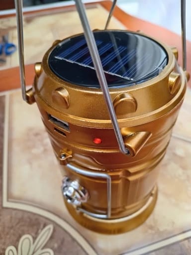 Customer photo review of Solar Telescopic Flashlight