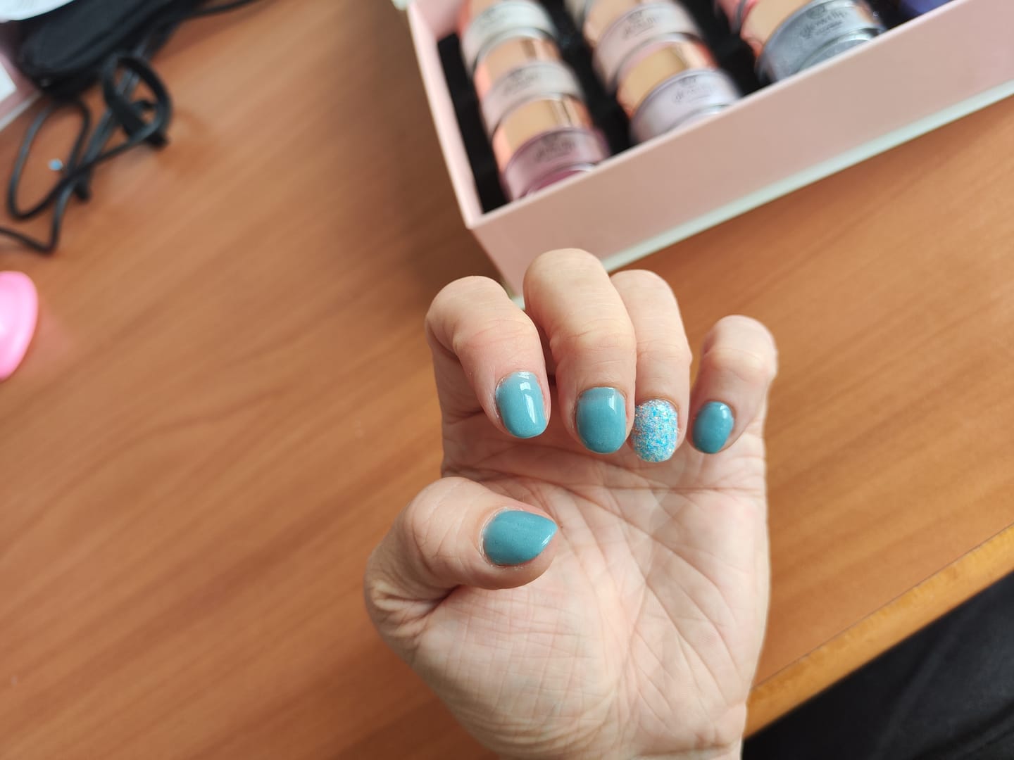 Customer photo review of Fairy Dust Dipping Powder