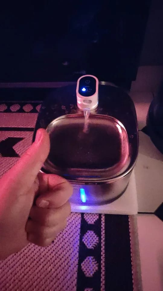 Customer photo review of 🐾 PawMaxi SmartFlow™ – 4L Wireless Water Fountain