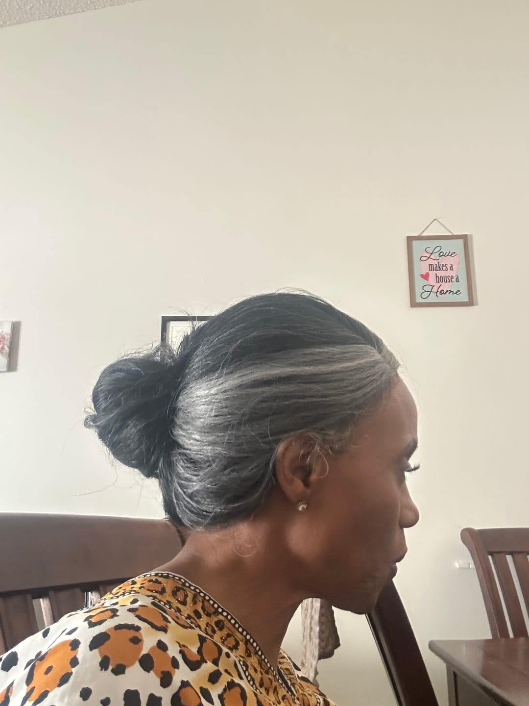 Customer photo review of Sensationnel Dashly Salt & Pepper 4" Deep Part HD Lace Front Wig - SP LACE UNIT 2