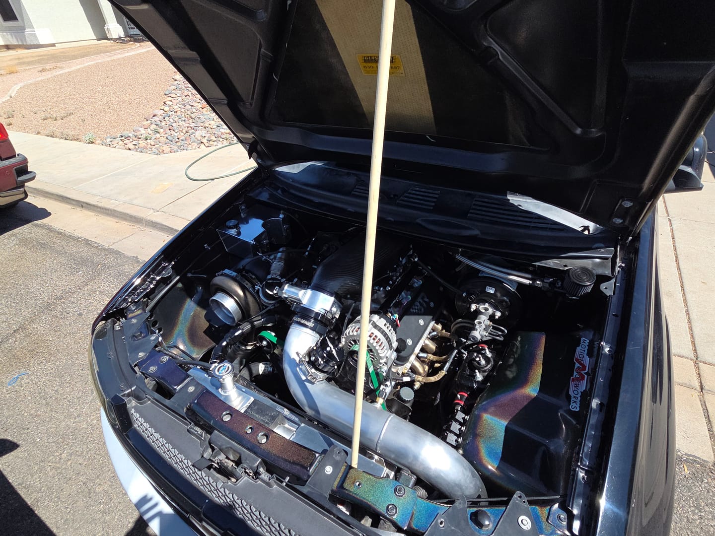 Customer photo review of Aluminum 3/8" NPT IAT Weld Bung (Sensor Not Included) 34-40038