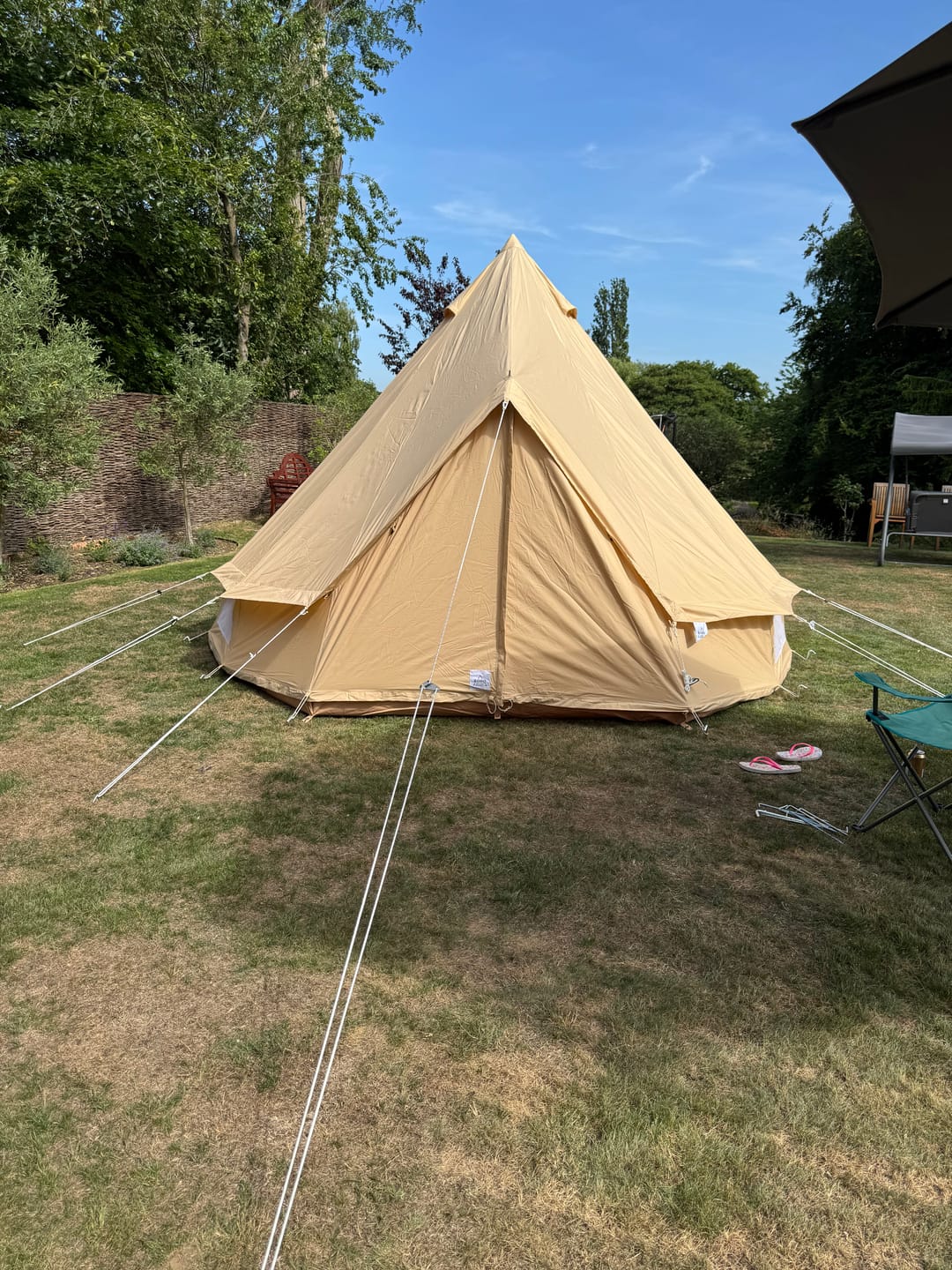 Customer photo review of Classic Bell Tent