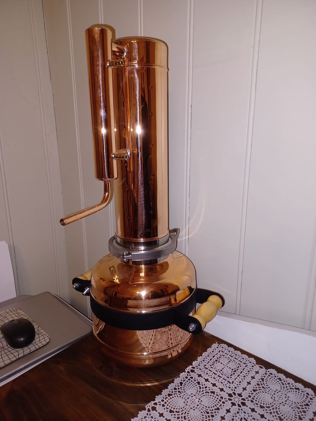 Customer photo review of Essential Oil Distiller 1,9Gal/7L - Premium Kit