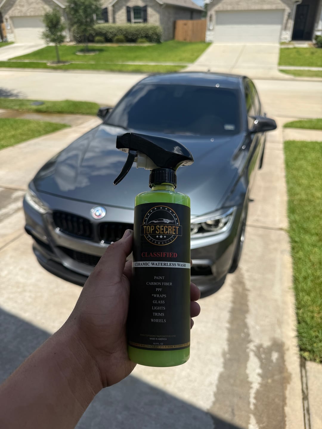 Customer photo review of SWYFTX - CERAMIC WATERLESS WASH AND QUICK DETAILER