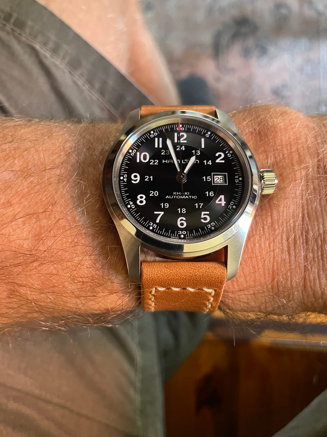 Customer photo review of Horween Natural Dublin | Natural Thread