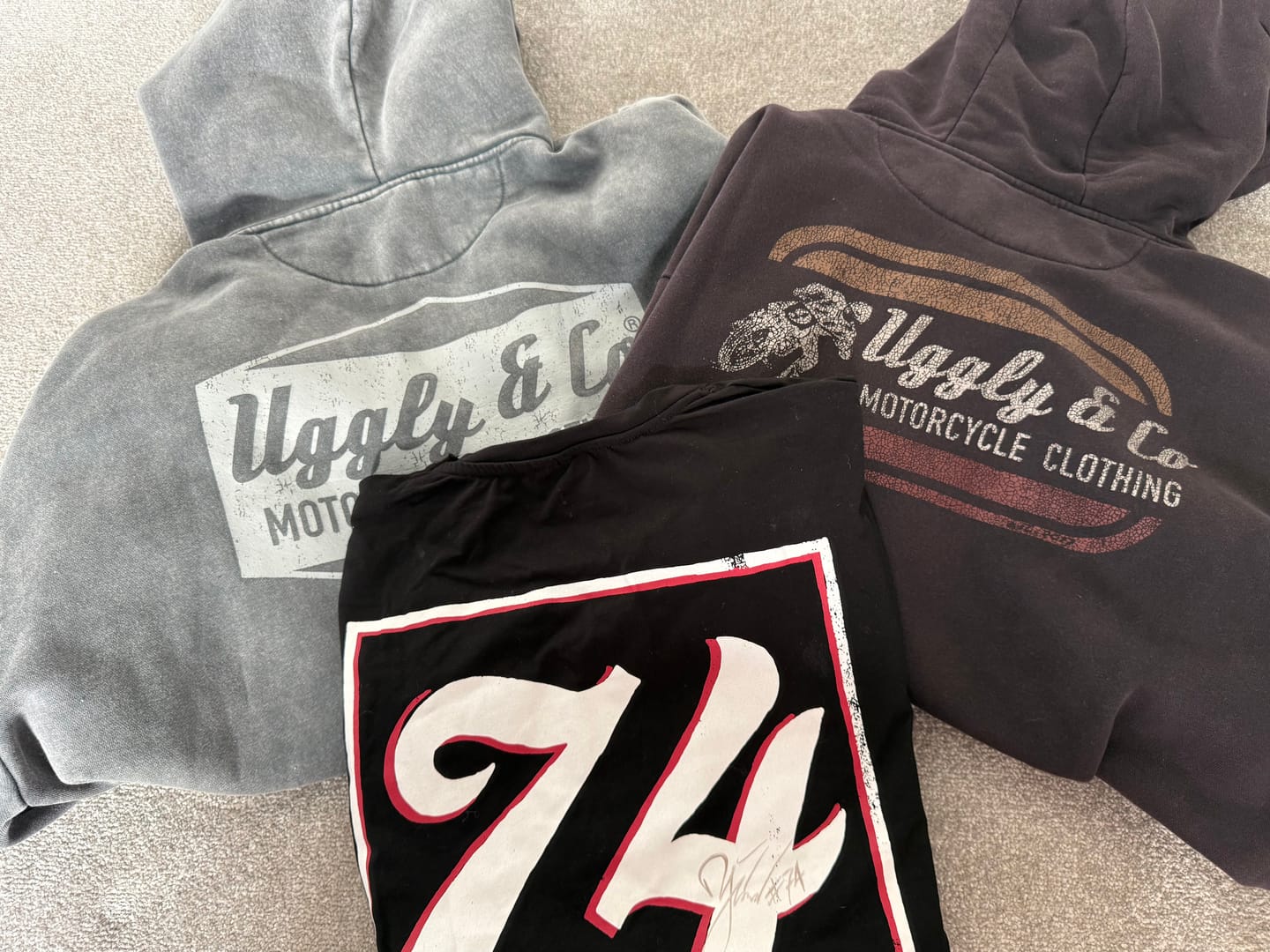 Customer photo review of Black Flattrack Hoodie