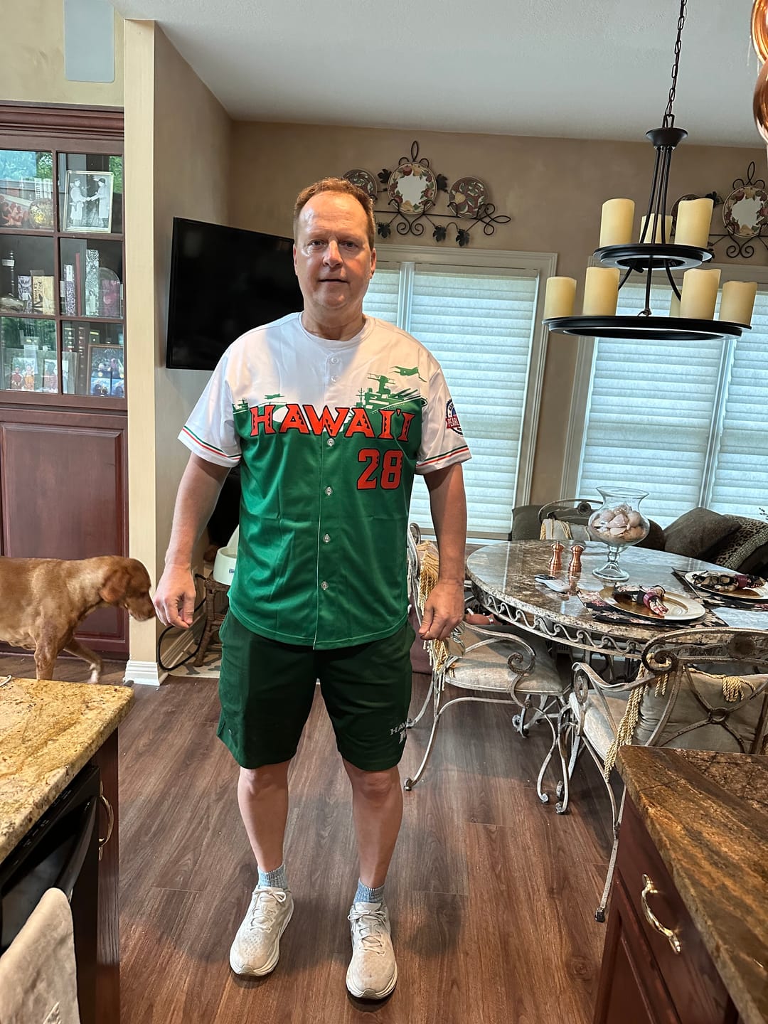 Customer photo review of Custom Black Gotham Green-White Classic Style Mesh Authentic Football Jersey