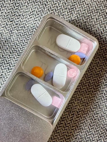 Customer photo review of Weekly Pill Case