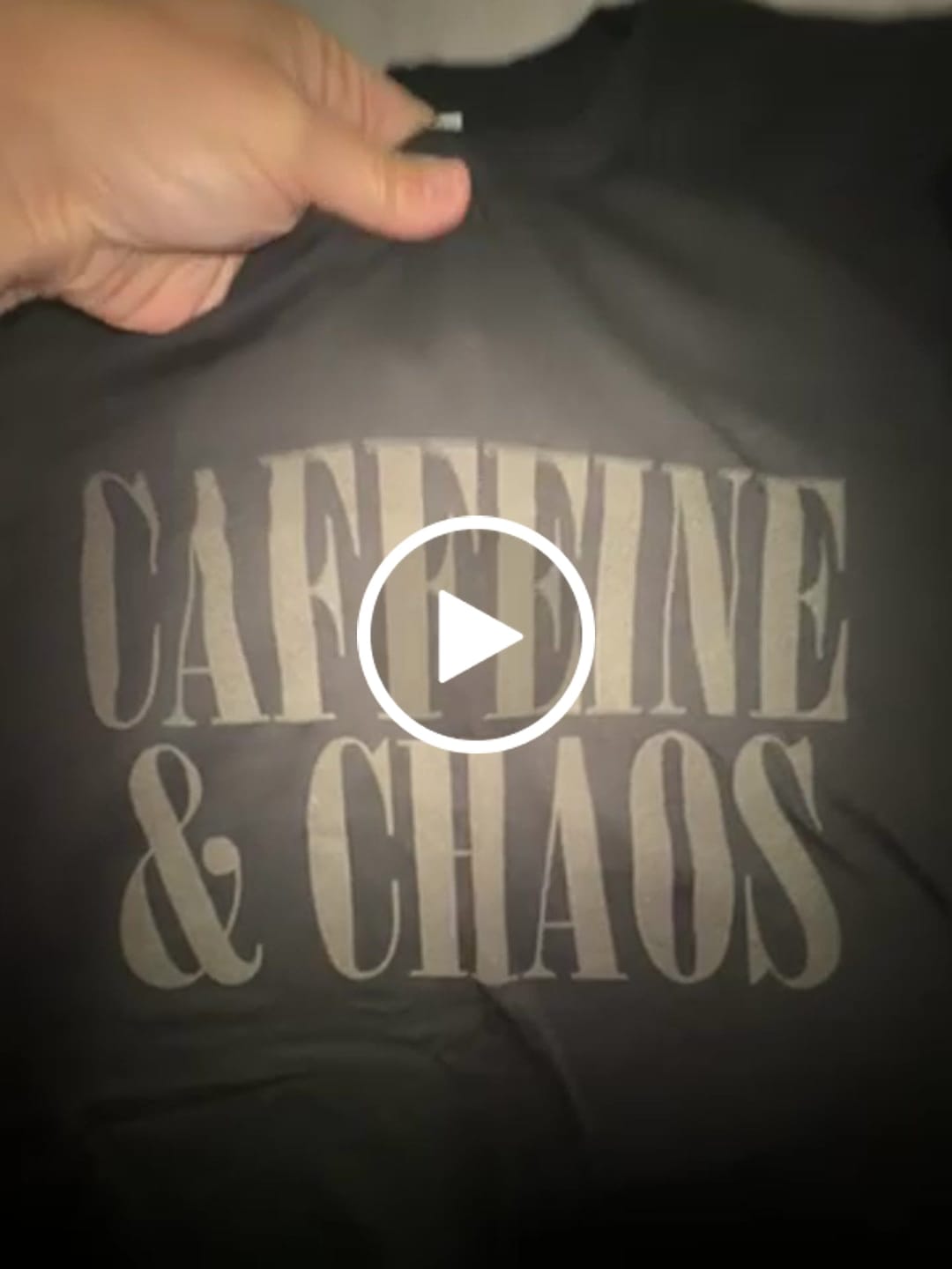 Customer video review of Caffeine and Chaos • Tonal Pullover
