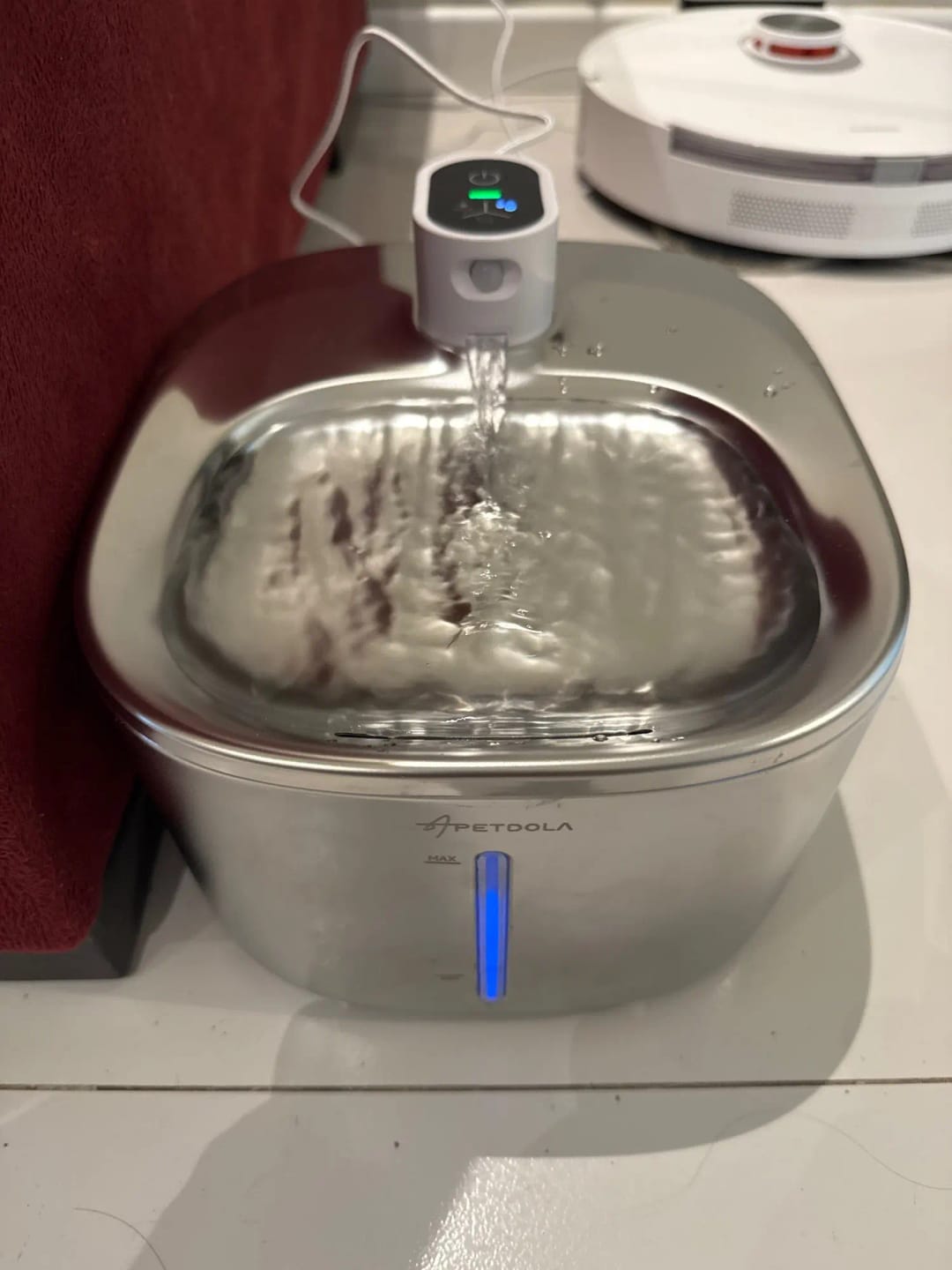 Customer photo review of 🐾 PawMaxi SmartFlow™ – 4L Wireless Water Fountain
