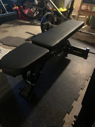 Customer photo review of FITWAY Adjustable Home Bench