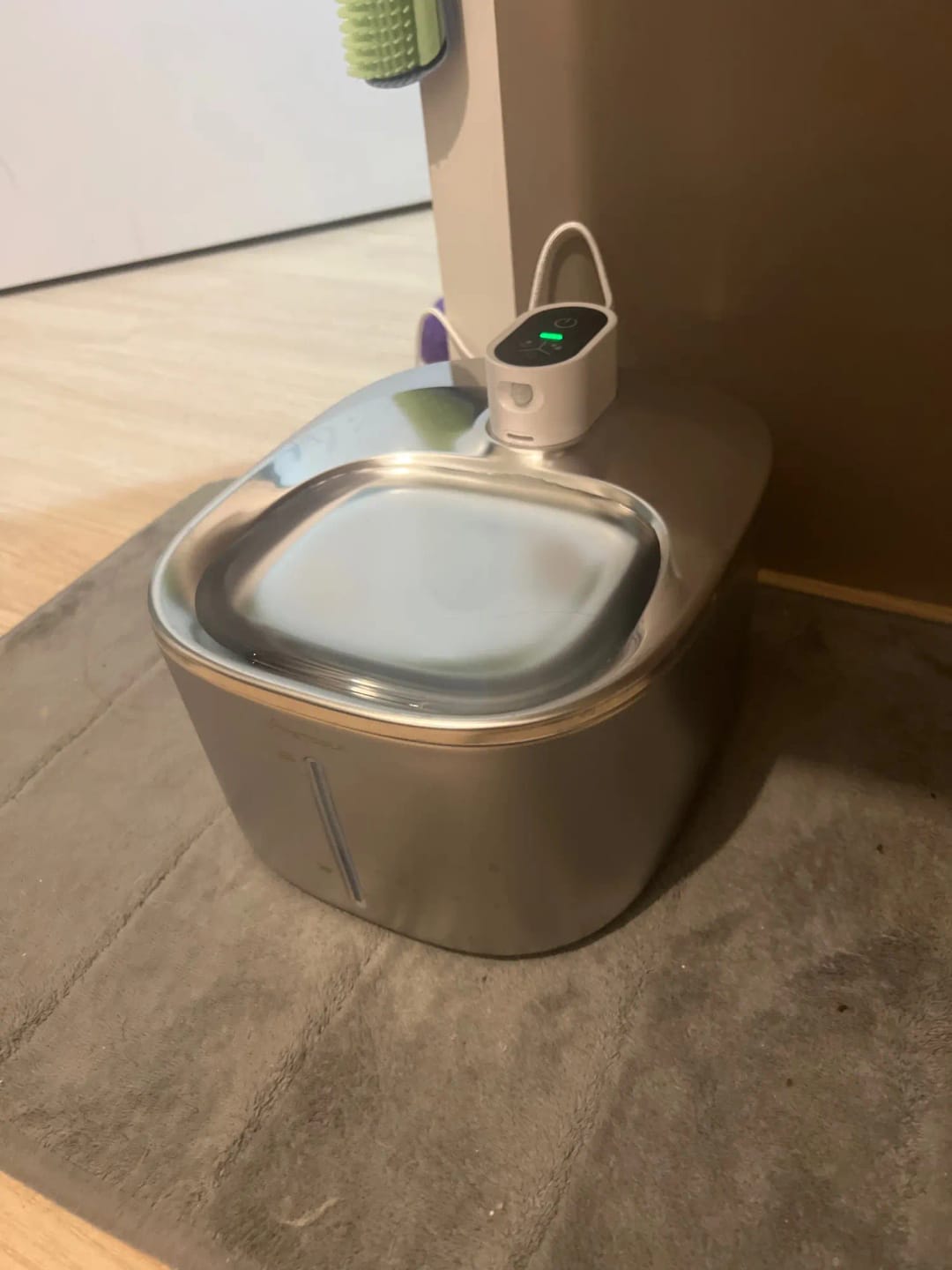 Customer photo review of 🐾 PawMaxi SmartFlow™ – 4L Wireless Water Fountain