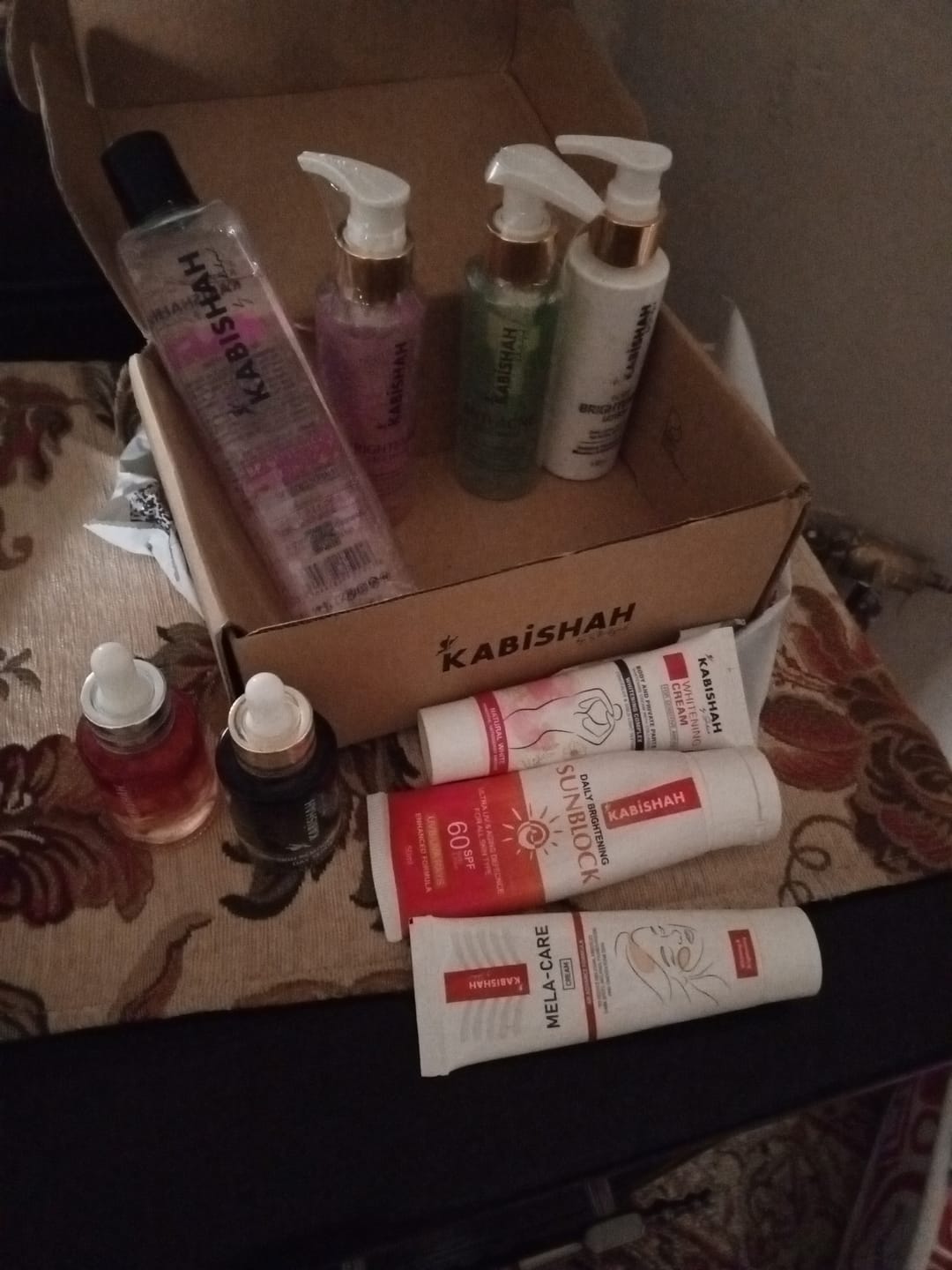 Customer photo review of Body Brilliance - Whitening Bundle: Cream & Lotion Duo