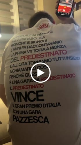 Davide B. review of T-Shirt  UNA GARA DA PREDESTINATO image 1 out of 1