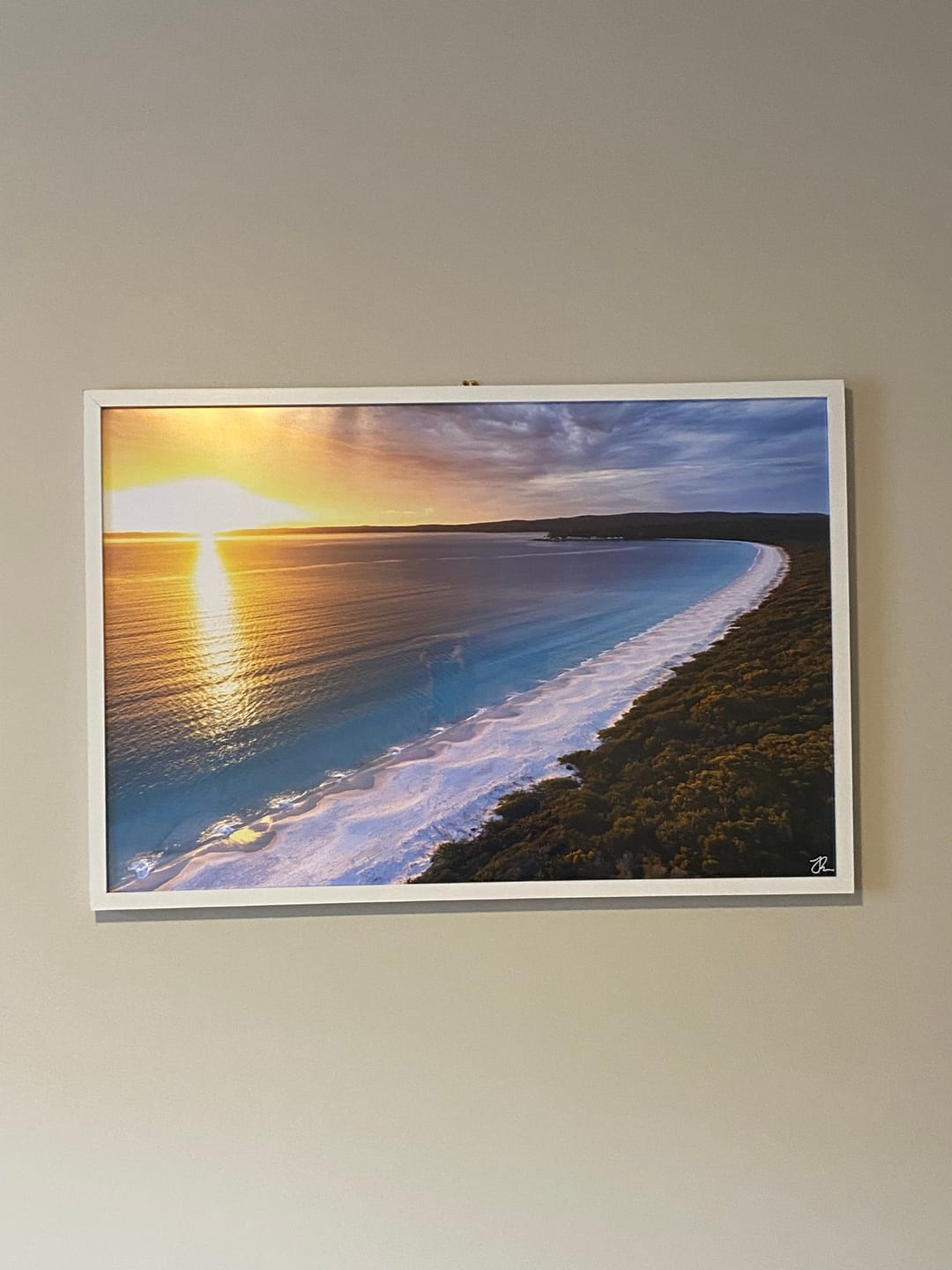 Customer photo review of Golden Morning Light Hyams Beach