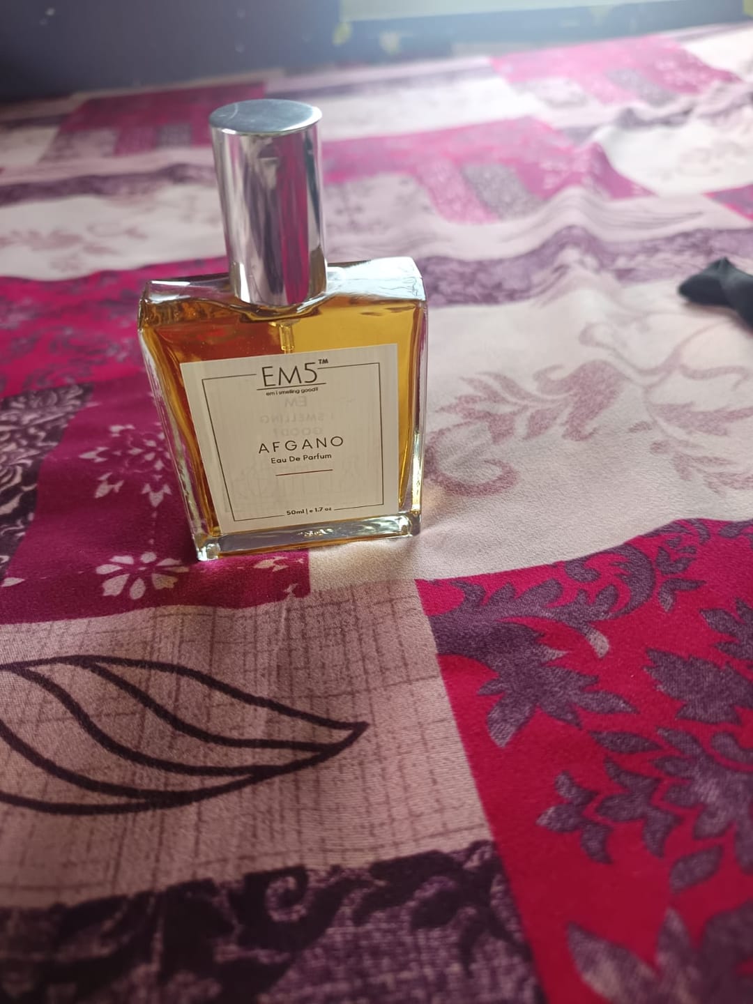 Customer photo review of EM5™ Afgano Perfume EDP Spray for Men | Amber Smoky Oud Fragrance Accords | Luxury Gift for Men | Variants Available: 50 ml Spray / 15 ml Spray