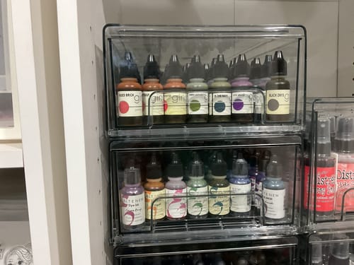 Customer photo review of Clear Modular Drawer Organiser - Medium