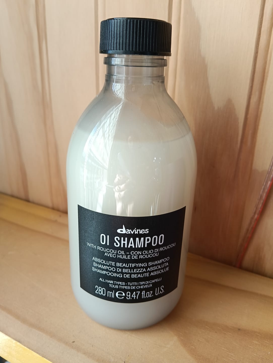 Customer photo review of Shampoo antioxidante Oi Davines