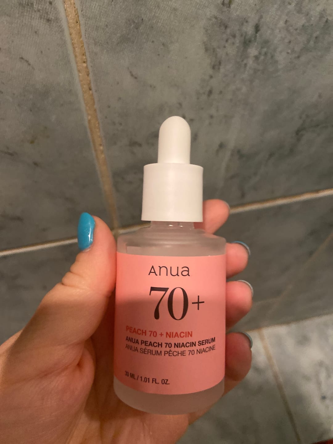 Customer photo review of Serums ar persiku gludai un mirdzošai ādai Anua Peach 70 Niacin Serum
