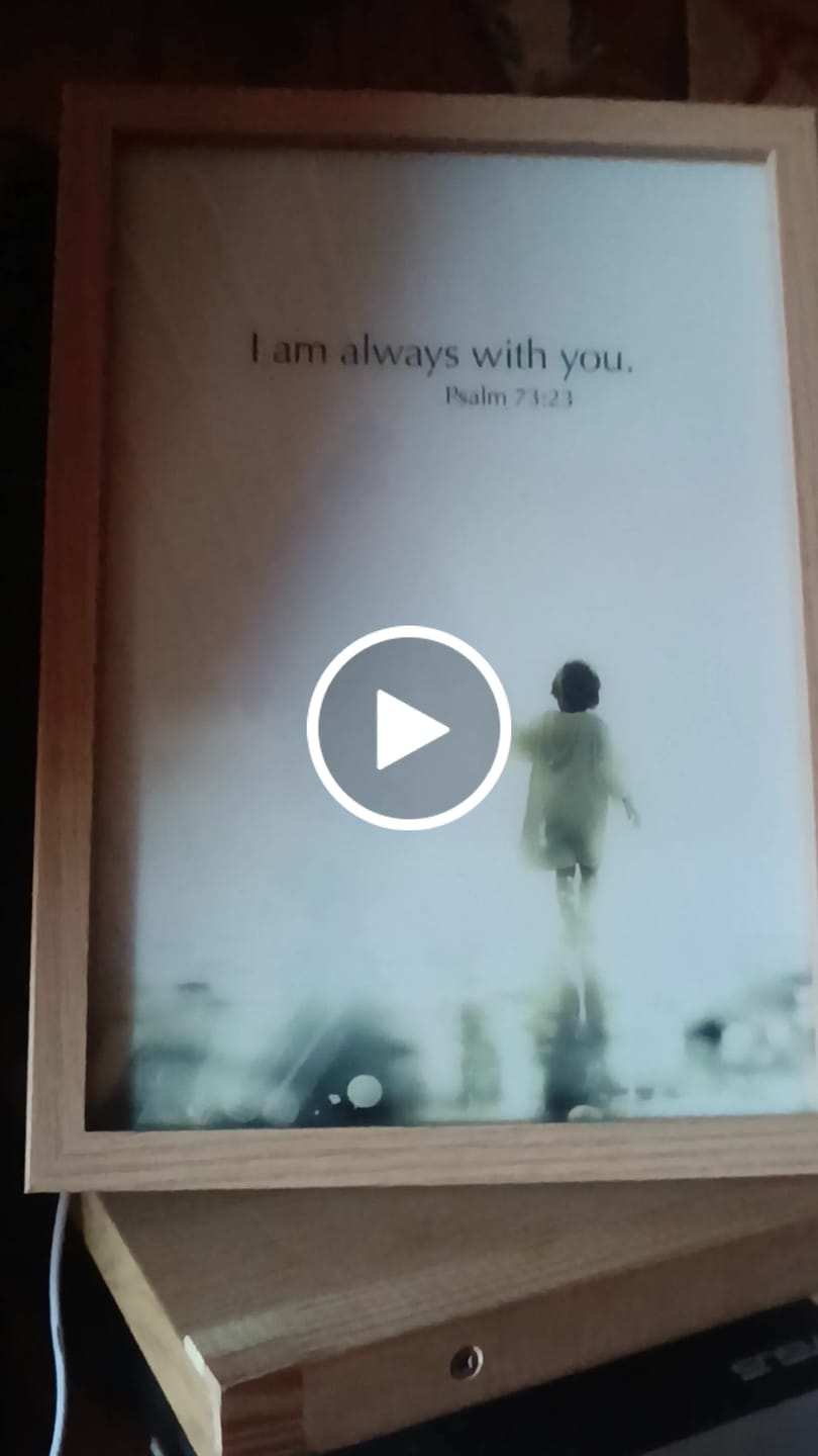 Customer video review of The Jesus Lamp