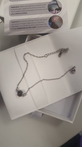 Customer photo review of Photo Personalized Bracelet