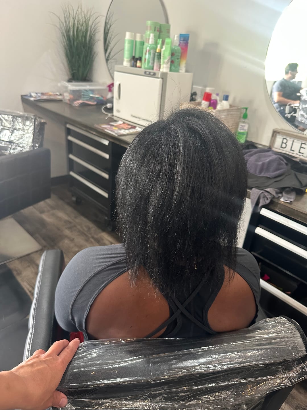 Customer photo review of Veganic Natural Hair Growth Oil