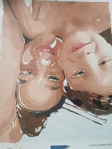Customer photo review of Custom Paint By Numbers