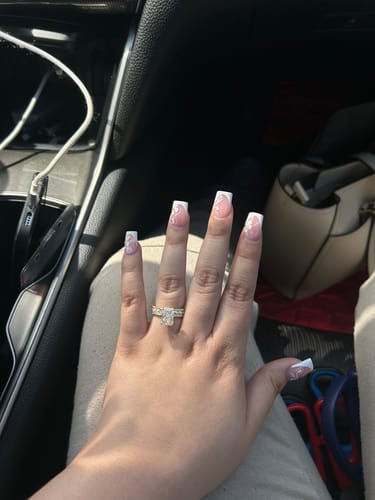 Customer photo review of 3.5Ct Elegant Radiant Cut Engagement Ring For Women In Sterling Silver