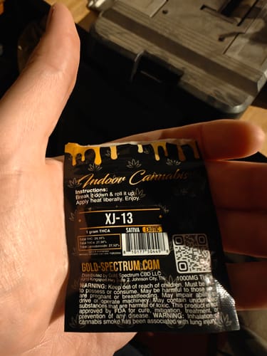 Customer photo review of 2.5ml cart freebie