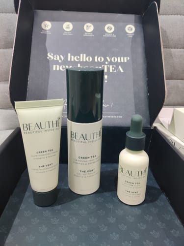 Customer photo review of Gel Nettoyant au Thé Vert