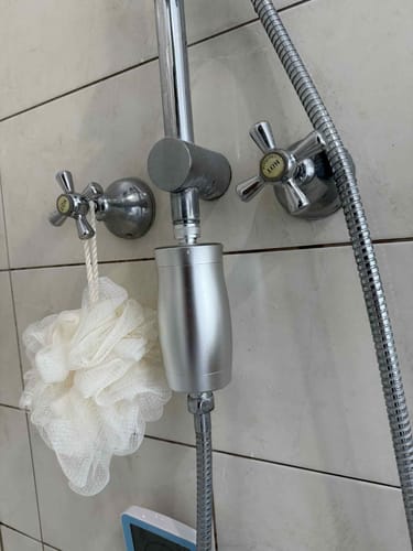 Customer photo review of AquaLab® Shower Filter