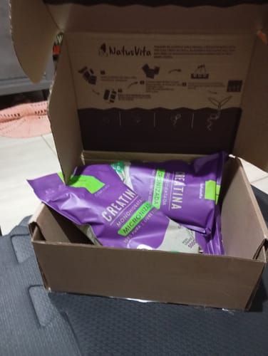 Customer photo review of Creatina 100% Pura (500g). Monohidratada e Micronizada 180 mícrons. Livre de Metais Pesados