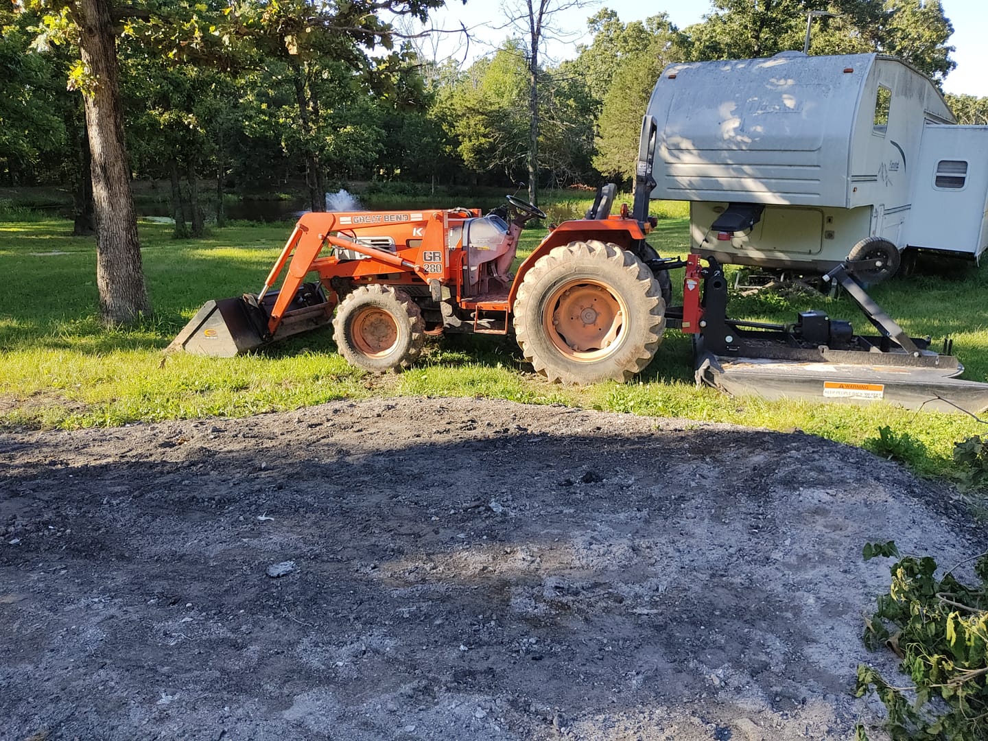 Customer photo review of The Brush Thrasher - 3-Point Brush Cutter/Mower