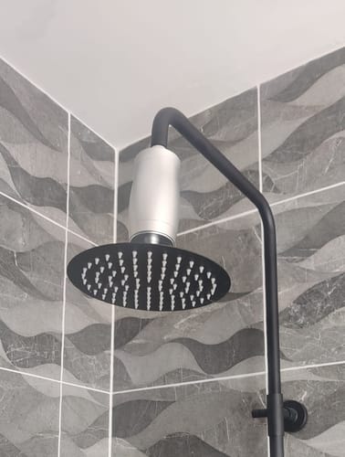 Customer photo review of AquaLab® Shower Filter