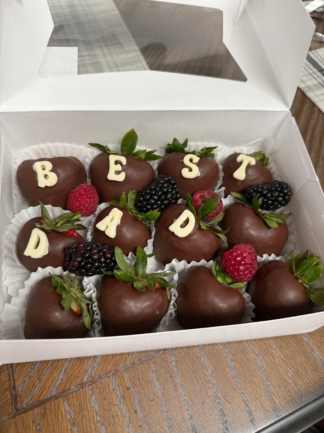Customer photo review of FATHER'S DAY STRAWBERRIES